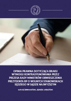 Okładka opinii prawnej